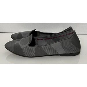 Skechers Cleo Sherlock Ballet Flats Gray Stretch Fit Size 7 EUC